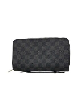 Louis Vuitton Wallet Damier Graphite Zippy XL Black Gray